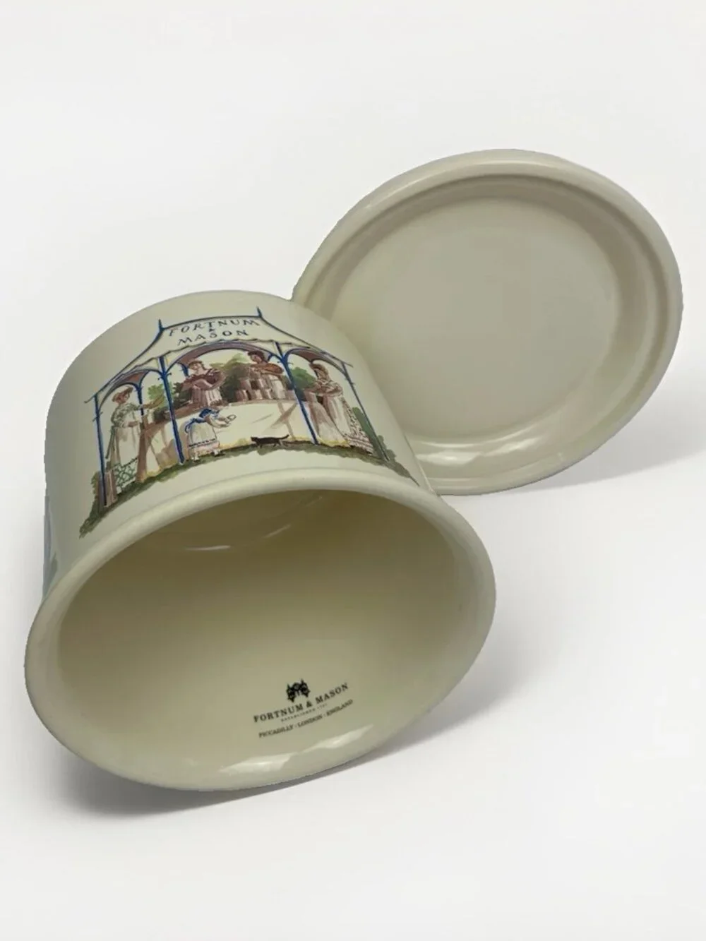🧀 Vintage Fortnum & Mason Cheese Dome Underplate Piccadilly London England